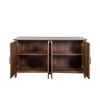 CAVINAS Fuctional Entryway Serving Sideboard Cabinet with Black Metal Handle,Wooden Buffet Cabinet with Storage for Kitchen,Dining Room - 3 of 4