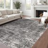 Area Rugs Washable Indoor Rugs, Stain-Resistant Low Pile Accent Carpet, Foldable Vintage Floor Carpet Mat for Living Room, Bedroom - 2 of 4