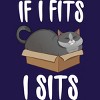 Junior's Design By Humans Cat In A box By Freshoutlook T-Shirt - 2 of 3
