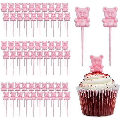 We Can Bearly Wait Cupcake Toppers // Bear Cupcake Toppers // Bear Baby Shower // Bear Baby Shower Cupcake Toppers