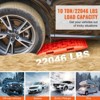 VEVOR 10 TON Traction Boards with PP Material, Recovery Boards for Off-road Vehicles/Cars/Pickups/SUVs/RVs, Pair Tire Traction Mats on Snow, Red - 4 of 4