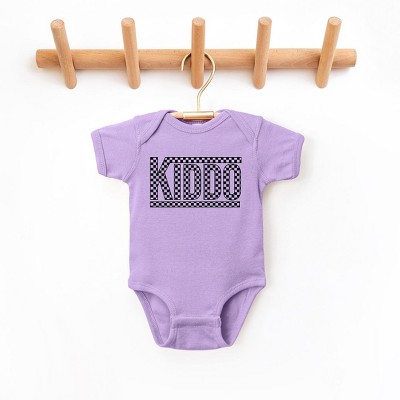 The Juniper Shop Kiddo Checkered Baby Bodysuit