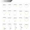 20PCS 14K Gold Choker Set – Layered Coin, Pearl & CZ Pendant Necklaces for Women & Teens - 3 of 4