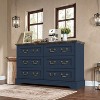 ORRD Farmhouse Style Bedroom 5 Drawer Dresser, 31.5'' Wooden Chest of Drawers with Metal Handles for Living Room, Hallway, Closet (Gray) - 2 of 4