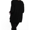 Women's Polka Dot Sleeve Tunic Sweater - ANGEL - 2 of 4