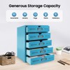YIYIBYUS 5-Tier Drawer Cabinet, Desk Organizer Box, Blue - 4 of 4
