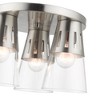 Livex Lighting Bennington 3 - Light Flush Mount in  Brushed Nickel - 2 of 4