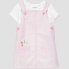 Carter's Just One You®️ Baby Girls' Striped Bunny Jumper - Purple - 2 of 4