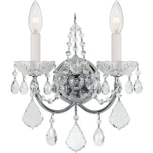 Crystorama Lighting Imperial 2 - Light Sconce in  Polished Chrome - 1 of 2
