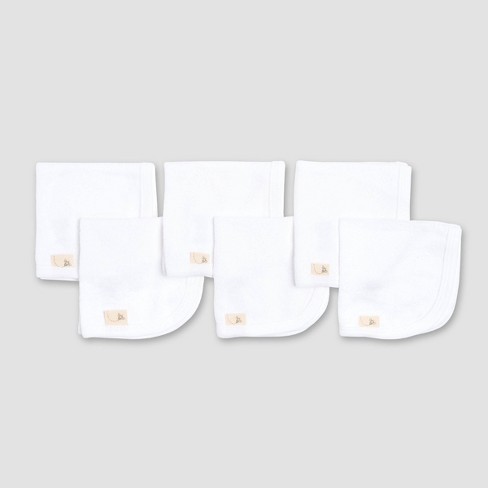 Wash Cloths 100% Cotton Baby Soft Body Fabric White Extra Absorbent Pack of  12