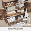 Bathroom Wall Cabinet, Farmhouse Medicine Cabinet with Drawer, 24" Wide Bathroom Cabinet with Adjustable Shelf & Double Barn Doors - 3 of 4