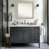 Amanti Art Sierra Non-Beveled Wood Framed Bathroom Vanity Wall Mirror - 4 of 4
