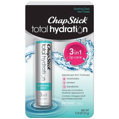 Chapstick Total Hydration Lip Balm - Soothing Oasis - 0.12oz