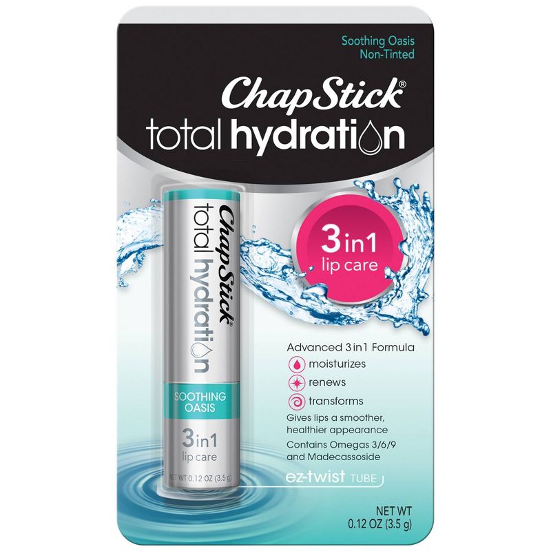 Chapstick Total Hydration Lip Balm - Soothing Oasis - 0.12oz, 1 of 12