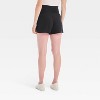 Active High-Rise Woven Maternity Shorts - Isabel Maternity by Ingrid & Isabel™ Black - 2 of 3