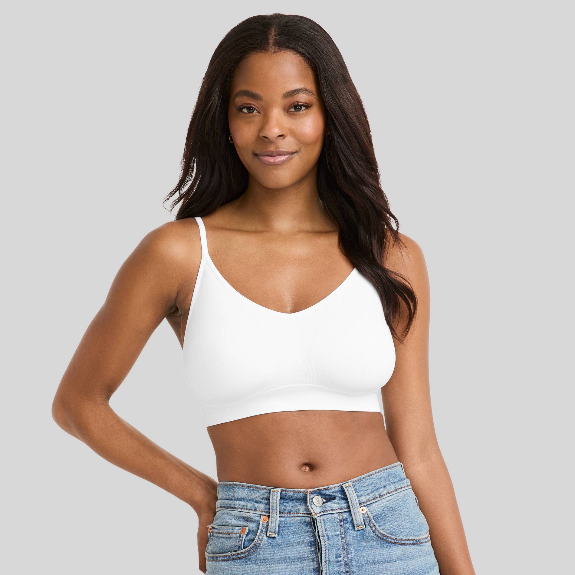 Jockey Generation™ Women's Seamfree® Stretch Cami Bralette - White XS