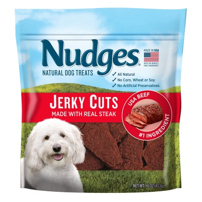 nudges dog treats