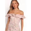 Petal and Pup Lauryn Off The Shoulder Midi Dress - Blush Rose - 4 of 4