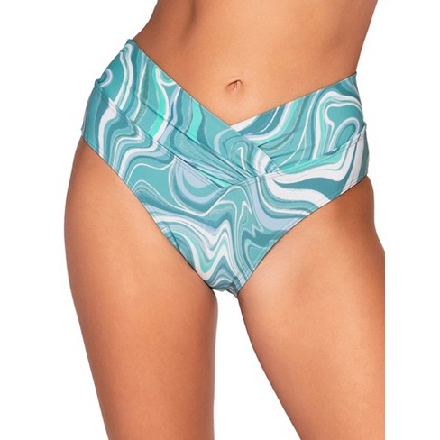 Sunsets Women's Moon Tide Summer Lovin' V-front Bikini Bottom - 31b-motid  14 Moon Tide : Target