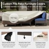 Buenhomino Rectangle Patio Furniture Cover Waterproof Outdoor Dining Table and Chair Cover Anti-UV Outside Sectional Sofa Set Covers - 3 of 4