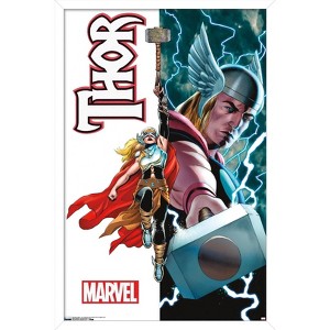 Trends International Marvel Comics Thor - Mighty Thor #1 Framed Wall Poster Prints - 1 of 4