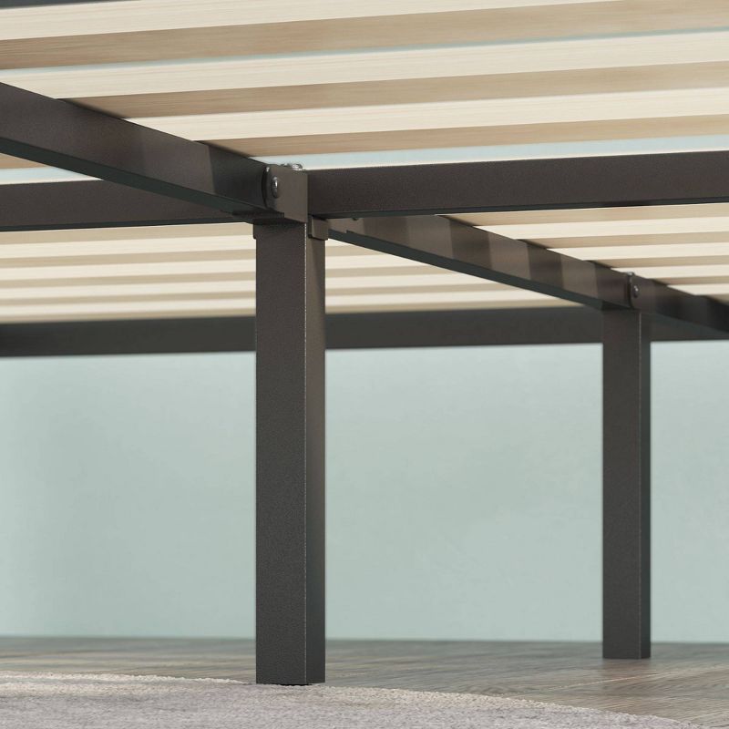 Mory Metal Platform Bed Frame with Split Headboard Brown - ZINUS, 5 of 10