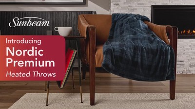 Red and Black Buffalo Plaid Electric Heated Throw Blanket, 50" x 60"