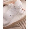 MiniMoi 2 Piece "Boy And His Waddling Ducks" Cotton Rich Footie Set Pearl Blue 3 Months - 4 of 4