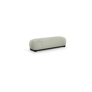 Meridian Furniture,Calum Chenille Fabric Bench - 1 of 4