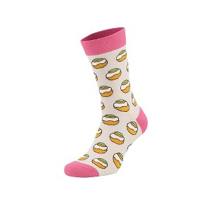 Funny Socks for Men Women Cool Colorful Novelty Crew Socks Fun Gift Idea for Adults 1 Pair - 1 of 4