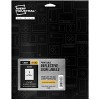 Avery - Reflective Sign Labels - Permanent Adhesive - Silver - 10 in. - 10 Labels - 10 Sheets - 2 of 2