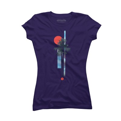 Junior's Design By Humans Abstract Nature By airiestudio T-Shirt