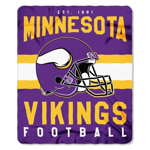 The Northwest Company Minnesota Vikings Fleece Throw , Purple : Target