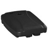 Outsunny Cantilever Umbrella Base, 165 lbs. Capacity, Portable Offset Umbrella Stand on Wheels, Mobile, Heavy-Duty, Fillable with Water or Sand, Black - 4 of 4
