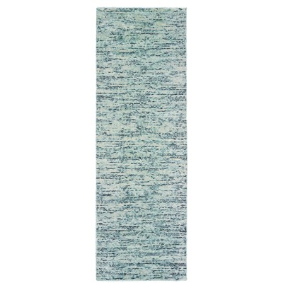 Oriental Weavers Lucent 45901 Blue/ Teal Indoor Area Rug - 2'6" x 8'