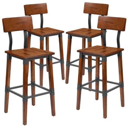 Rustic bar hot sale stools target