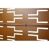 CAVINAS Patio Decorative Screen Freestanding Metal Privacy Panels with Mesh Pattern for Outside and Garden Decor - 4 of 4