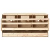 vidaXL Chicken Laying Nest 3 Compartments 28.3"x13"x15" Solid Pine Wood - 2 of 4