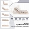 Hrinhom 70.5"W Adjustable Sofa Bed with Massage Pillows - 4 of 4