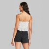 Women's Strappy Lace-Up Peplum Tank Top - Wild Fable™ - image 3 of 3