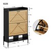 Shoe Cabinet with 2 Flip Drawers - 2 of 4
