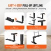 VEVOR Ladder Levler, 23.4 L x 11.4-18 in H Support Surface, Steel Ladder Leveling Tool, Folding Pitch Hopper, Stair Ladder Stabilizer, Black - 4 of 4