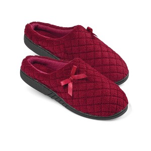 Collections Etc Quilted Clog Slipper - 1 of 3