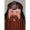 HalloweenCostumes.com One Size Fits Most  Men  Lord of the Rings Gimli Hat and Beard Halloween Costume Accessory Set,  Brown/Brown - 3 of 4