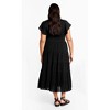 Women's Plus Size Marli Dress - black | CITY CHIC - image 2 of 4