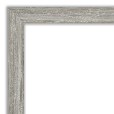 Dove Graywash Narrow Framed Rectangular Bathroom Mirror
