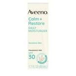 Aveeno Calm + Restore Daily Moisturizer Mineral Sunscreen Lightweight All Day Face Moisturizer for Sensitive Skin - SPF30 - 1.7 fl oz