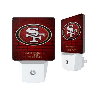 NFL NFC Teams Brick Wall Night Light 2-Pack - 1 of 4