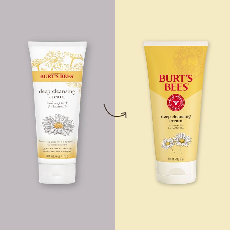 Burt&#39;s Bees Soap Bark and Chamomile Deep Cleansing Cream - Unscented - 6oz, 5 of 21