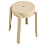 17 inch H Stackable Classroom Stools Plastic Stools Nesting Stools Colorful Round Stools 6 Pack - 3 of 4
